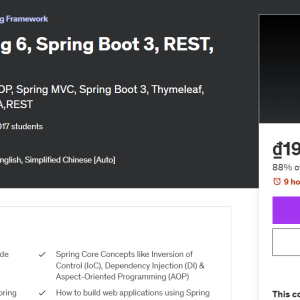 Master Spring 6, Spring Boot 3, REST, JPA, Hibernate free download