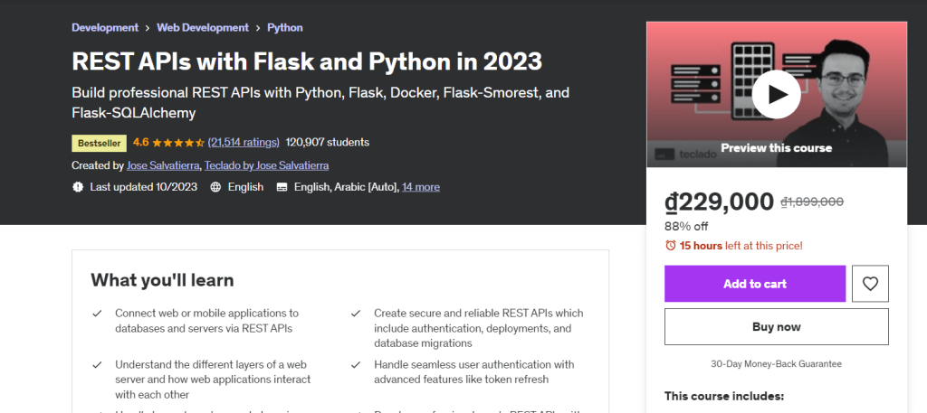 REST APIs with Flask and Python in 2023