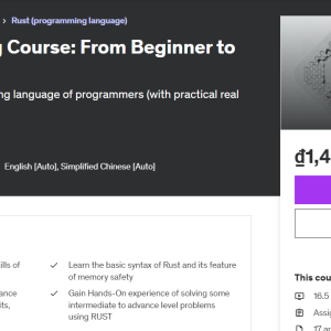 Rust Programming Course: From Beginner to Expert