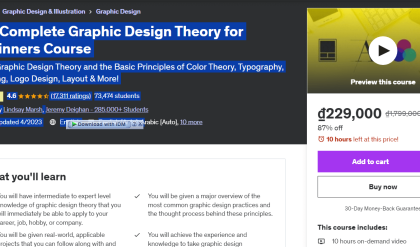 The Complete Graphic Design Theory for Beginners Course Free Download
