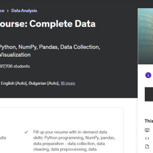 The Data Analyst Course: Complete Data Analyst Bootcamp Free Download
