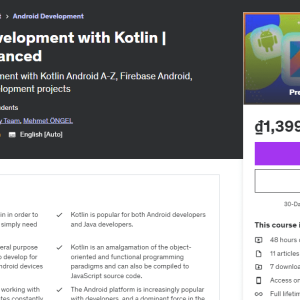 Android App Development with Kotlin Beginner to Advanced