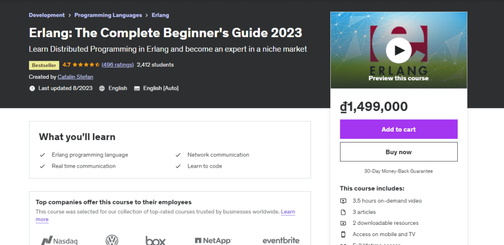 Erlang The Complete Beginner's Guide 2023